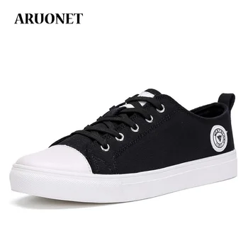 

ARUONET Street Style Canvas Shoes Summer Men Sneakers Male Shoes Adult Breathable Skateboarding Shoes Scarpe Uomo Drop Shipping