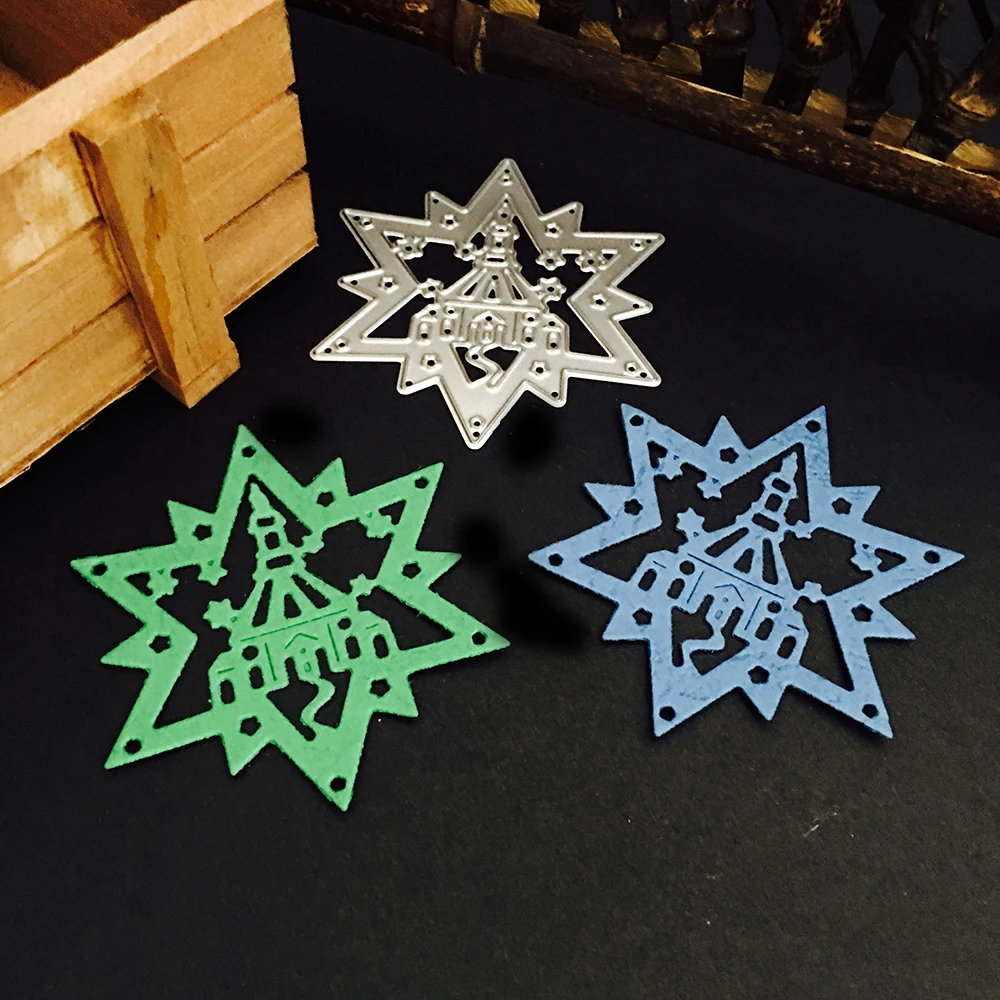 

Christmas Decoration Star Metal Cutting Dies for Embossing DIY Paper Cards Greeting Card Decoration Star Dies Knife Mold