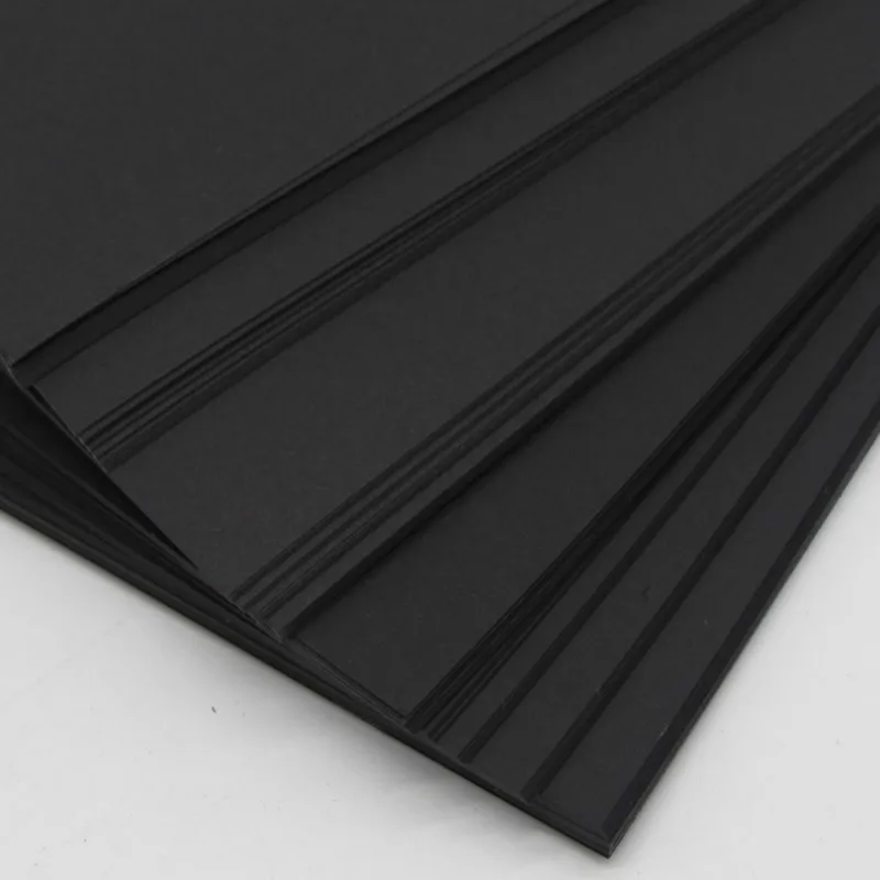 Blank Postcard Paper Hand Drawing DIY Graffiti Card A4/A3/4K/8K Black Greeting Card Thick Hard Cardboard Scrapbook Drawing Paper