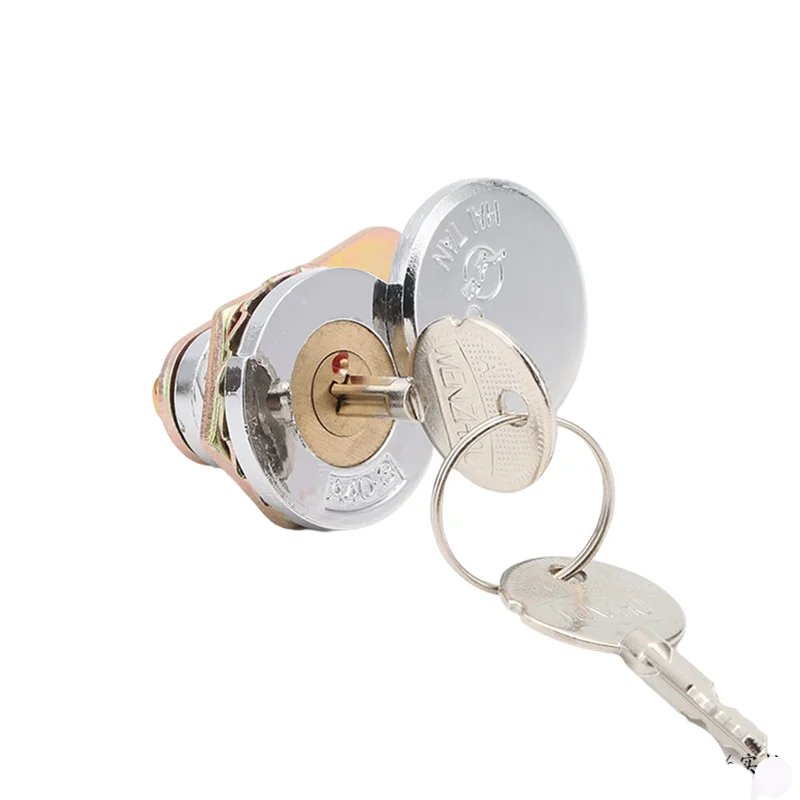 Lucchetto Di Alta Qualità Utile Lucchetto A Camma Fisso Per Armadio Di Sicurezza Cassetta Postale Cassetto Armadio Camlock 16Mm + 2 Chiavi