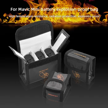 

Drone Battery Fireproof Case Pouch Protector for DJI Mavic Mini Explosion-Proof Storage Bag Protective Box