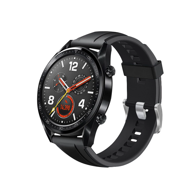 Huawei watch gt ремешок для samsung Galaxy watch 46 мм gear S3 frontier/Классический 22 мм ремешок для часов huawei watch 2 pro Ремешок Браслет - Цвет ремешка: black