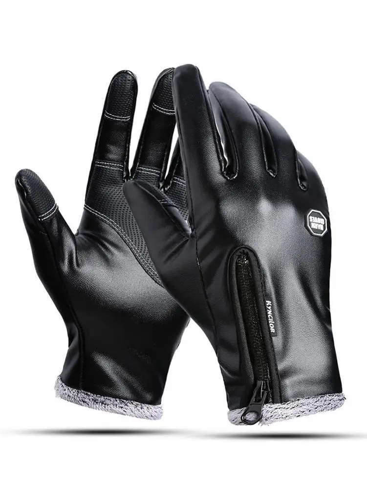 Outdoor Winter Gloves Unisex Windproof and Waterproof Touch Screen Mittens Warm Motorcycle Riding Ergonomic Design | Спорт и