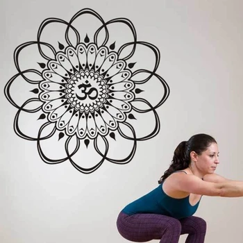 

Yoga Club Wall Sticker Decal Pattern Body-building Posters Vinyl Wall Decals Home Decoration Decor Mural Yoga Sticker