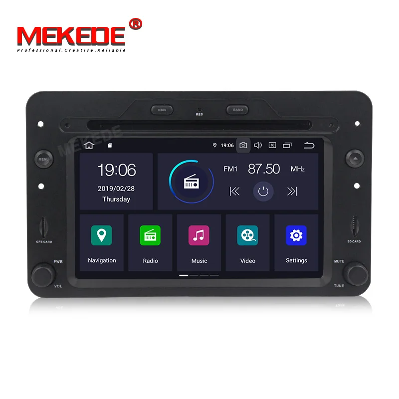 Excellent MEKEDE HD PX30 Android 9.0 Car DVD GPS For Alfa Romeo Spider Alfa Romeo 159 Brera 159 Sportwagon RADIO stereo auto navigation 1