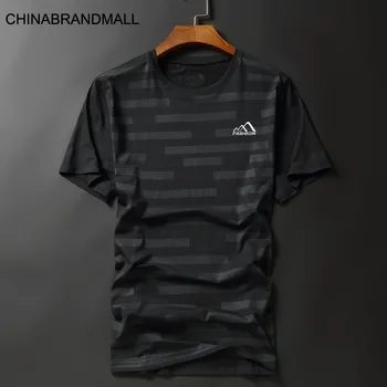 

One Cotton Clothing Large Size Loose Fat Man Short Sleeve T Shirt Men Speed Dry Breathable Sports T-shirt Shirt Plus Fat
