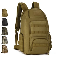 

2018 40L Waterproof Assault Backpack Men Women Camo Outdoor Tactical Bag 14" Laptop Backpack Hiking Camping Mountaineering Bag