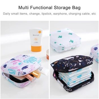 

Sanitary Napkin Bag Cartoon Storage Bag Sanitary Napkin Bag Cartoon Nylon Girl Towel Storage Bag