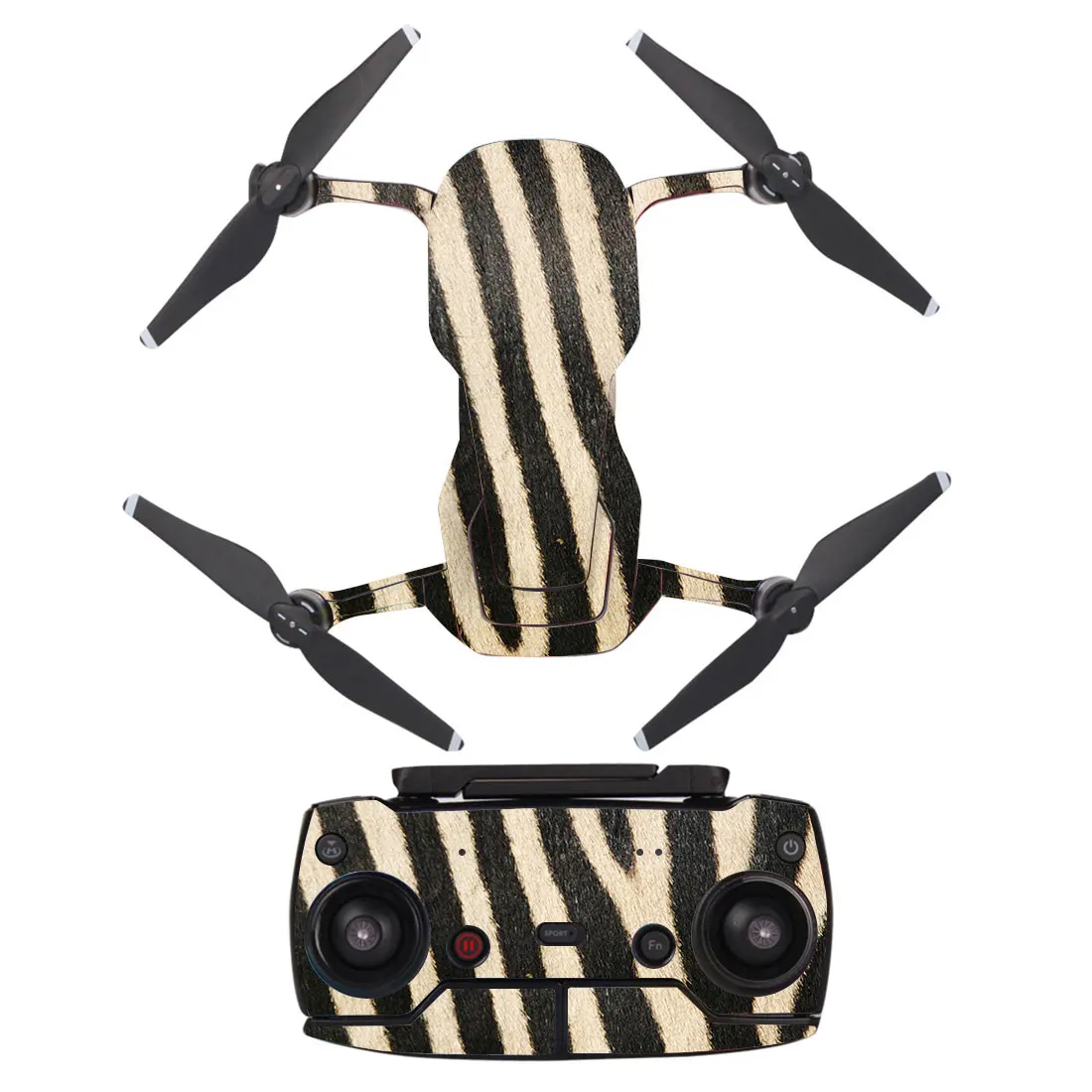 Leopard Print Style Decal Vinyl Skin Sticker For DJI Mavic Air Drone + Remote Controllers + 3 Batteries Protection Film Cover