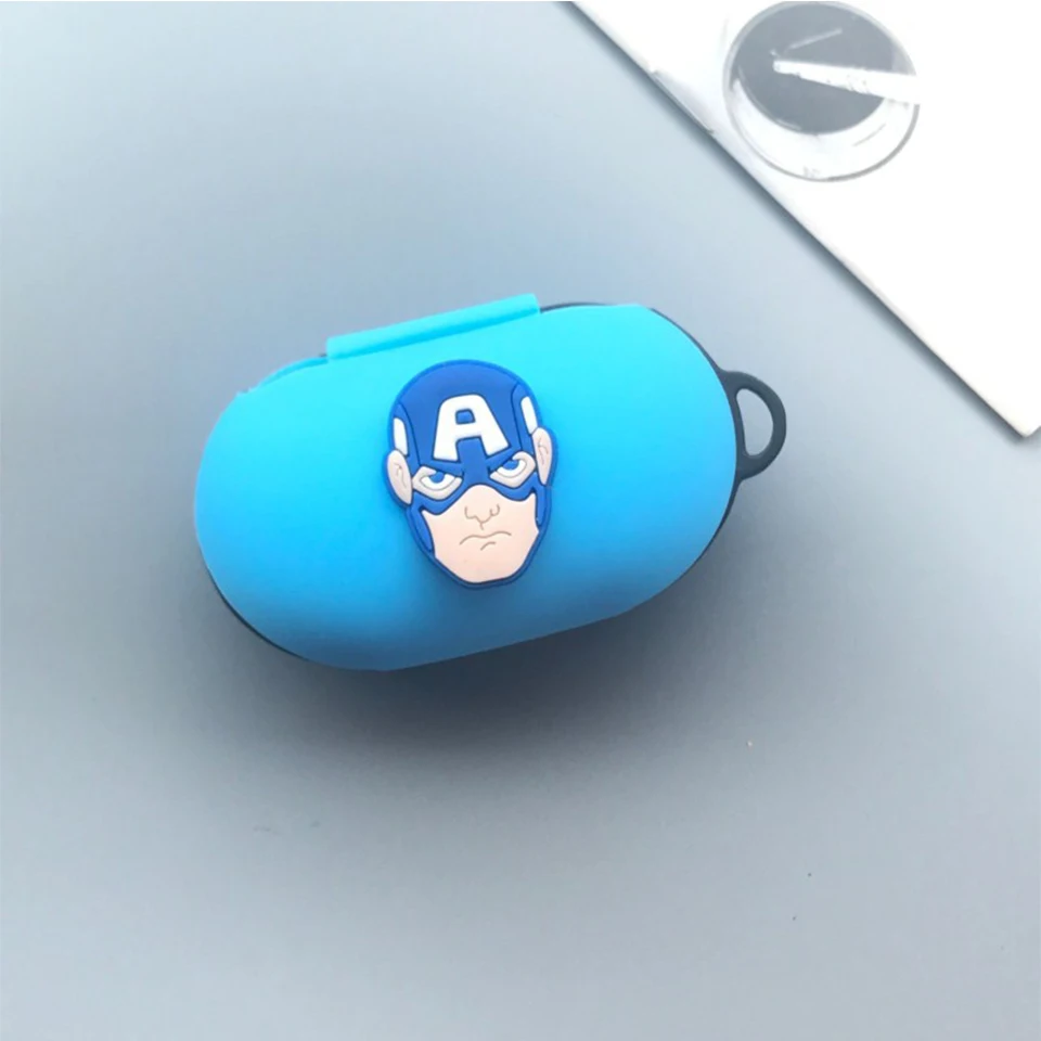 Крутой мультяшный силиконовый чехол для samsung Galaxy Buds чехол для зарядки Bluetooth чехол для наушников