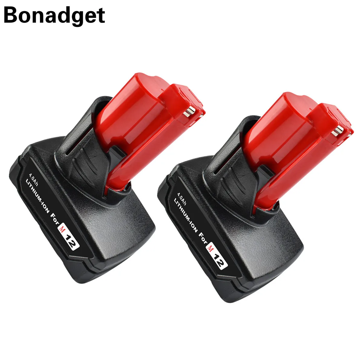 

Bonadget 4000mAh 12V for Milwaukee M12 Power Tool Rechargeable Lithium Ion Battery Replacement Battery L30 Power tool battery