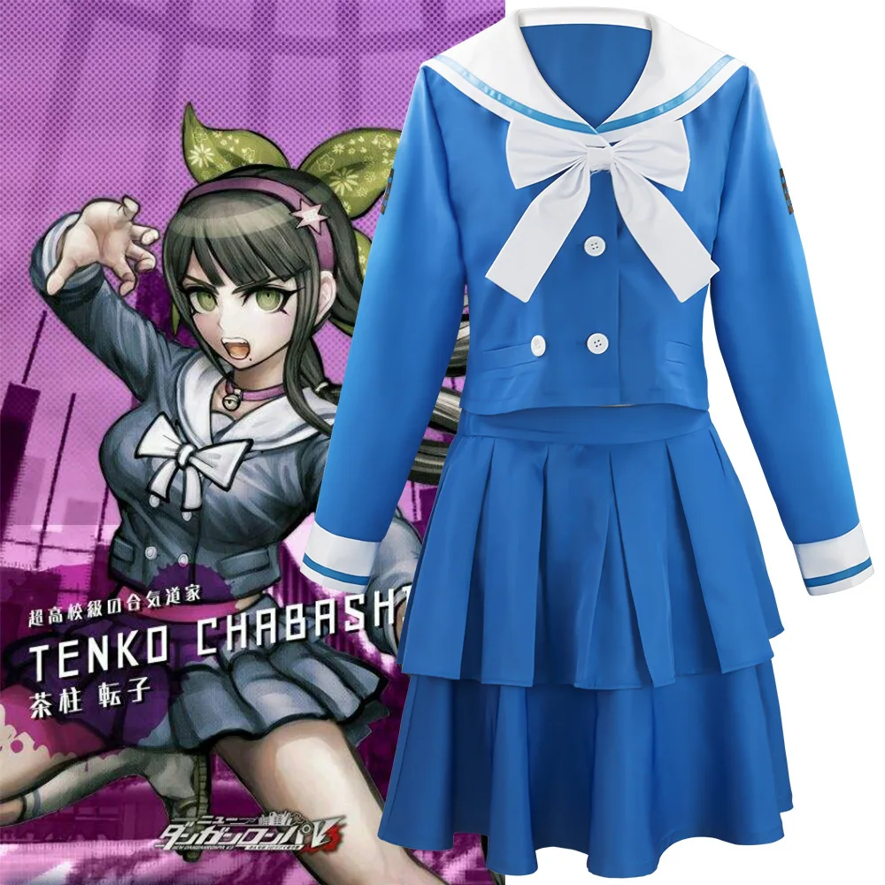 Аниме Danganronpa V3 тенко Chabachi косплей костюм для женщин и девушек полный комплект с