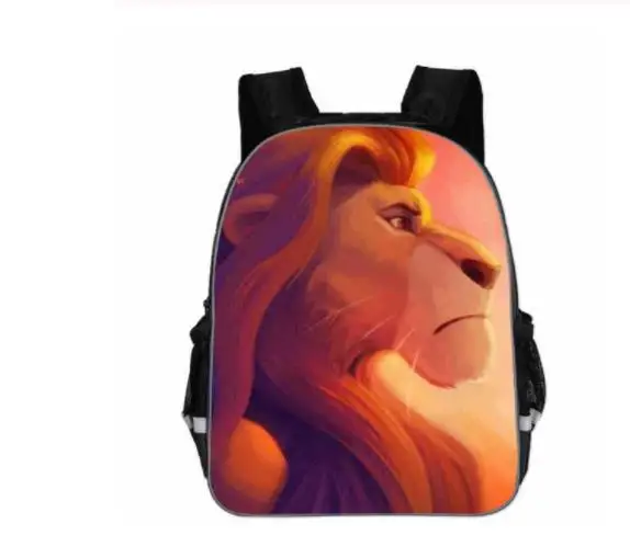 Simba Король Лев школьный рюкзак для детей, мальчиков и девочек мультфильм Король Лев школьные сумки для девочек дошкольников детский сад сумка - Цвет: as pictures