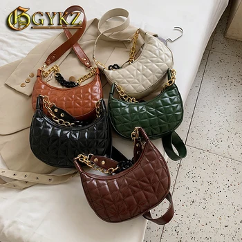 

Vintage Designer Dumpling Bag Luxury Handbags Women Bags Fashion Chain Branded Shoulder Bags Crossbody Female 2020 High Quality