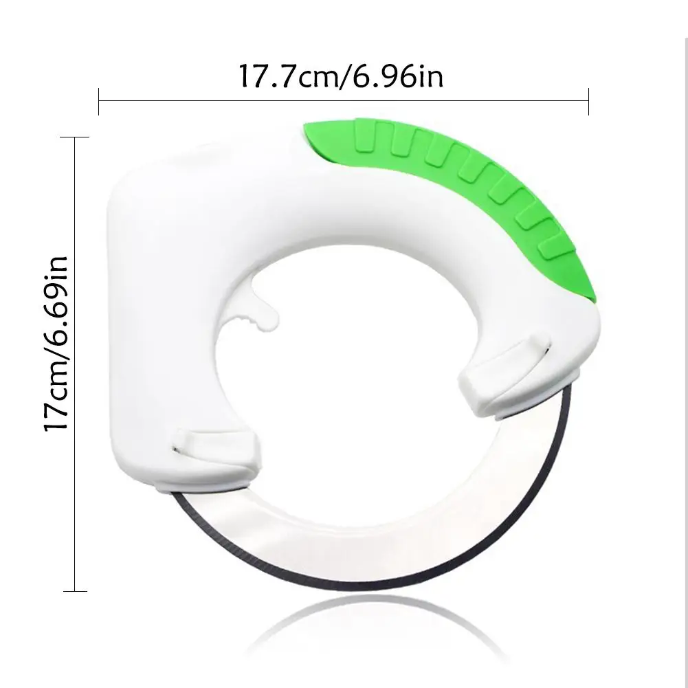 Wheel Knife Cutting Dish Rolling Knife Stainless Steel Wheel Knife Circular Kitchen Cutter Pizza Pastry Cutter Chopper Artifact Wheel Knife Cutting Dish Rolling Knife Stainless Steel Wheel Knife Circular Kitchen Cutter Pizza Pastry Cutter Chopper Artifact