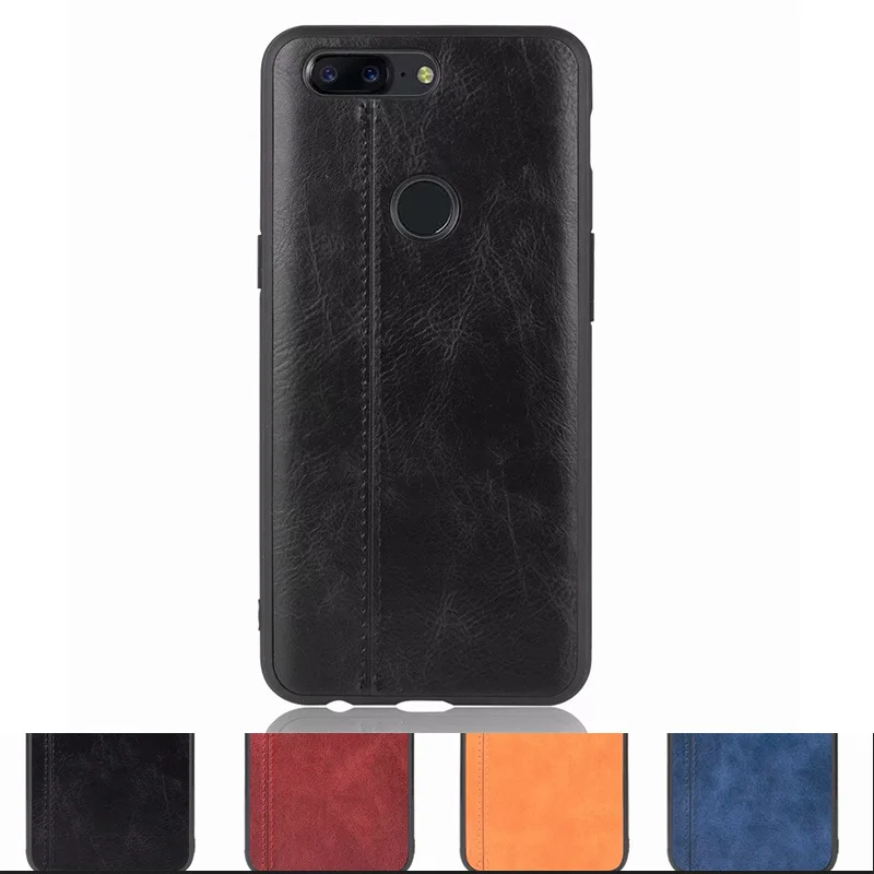 Чехол OnePlus 5T чехол для телефона 5 кожаный с мягкими краями жесткий накладка