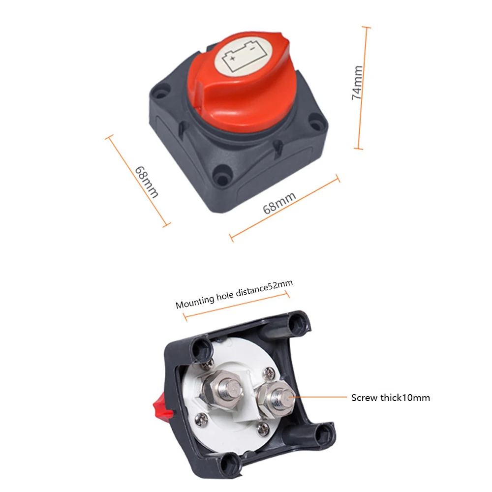 300A главный выключатель Аккумуляторный выключатель автомобильный отключаемый изолятор Переключатель грузовик/яхта Переключатель ВКЛ/ВЫКЛ