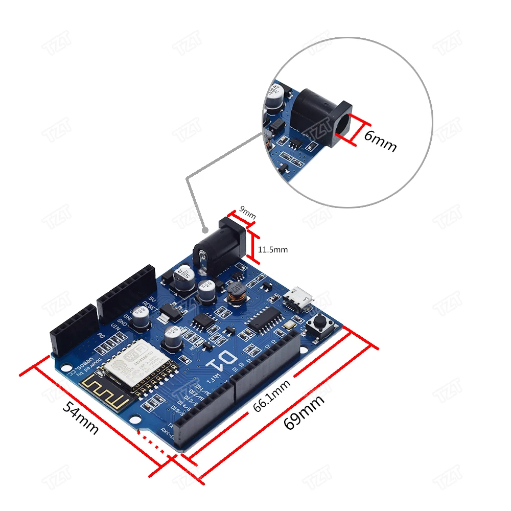 ESP-12E wemos D1 Wi-Fi UNO основе ESP8266 щит для Arduino совместимый