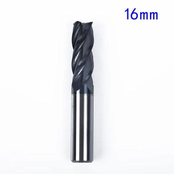 

4 Flutes Carbide End Mill Kit Tungsten Steel Milling Cutter TiAlN Coated 1-16mm Suitable For Die Block Steel Wrought Iron