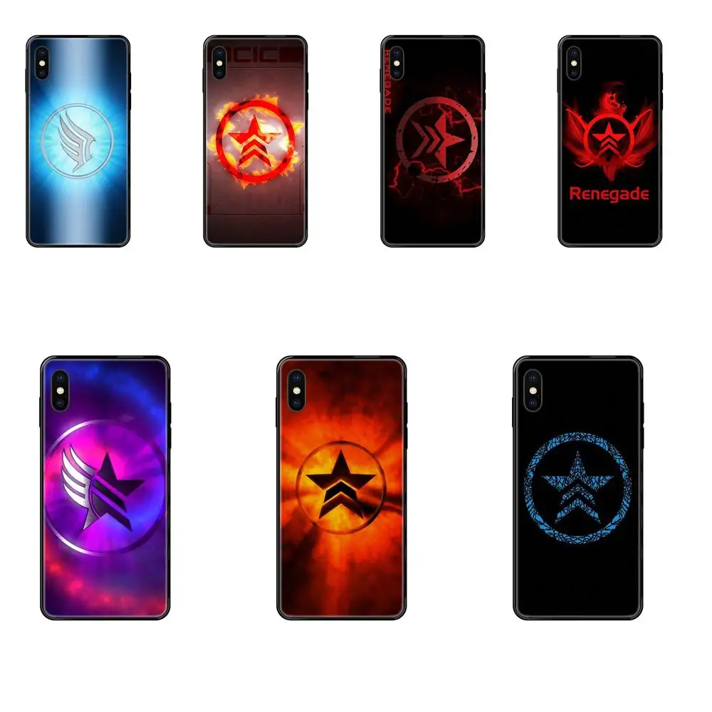 Мягкий милый чехол для Huawei P8 P9 P10 P20 P30 P40 Lite Plus Pro 2017 P Smart 2019 Mass Effect Renegade | Мобильные