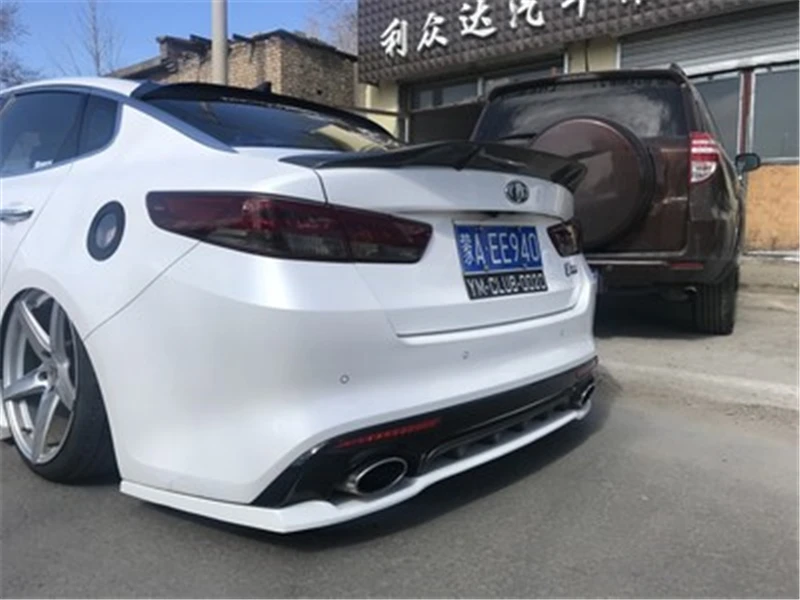Для Kia K5/спойлер Optima- углеродное волокно/FRP праймер заднее крыло r-тип спойлер, аксессуары