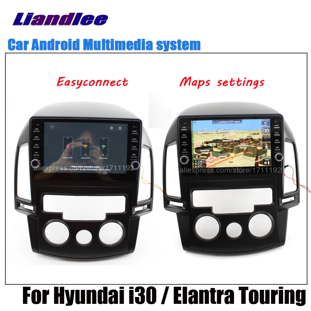 Liandlee Android для hyundai i30/Elantra Touring 2007~ 2011 2012 стерео автомобильный экран Carplay DSP BT gps-навигатор карта медиа