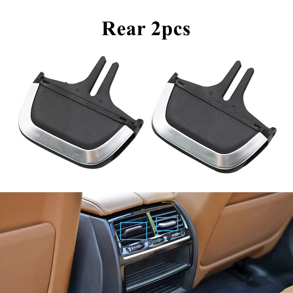전면 후면 에어컨 AC 벤트 그릴 탭 슬라이더 클립 수리 키트 BMW 5 6GT 시리즈 G30 G31 G38 G32 520d 525i 530i 540i