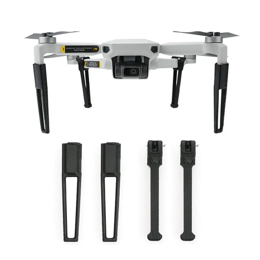 New XBQ 3D Printing Extended Landing Gear Set for DJI Mavic Mini Drone Heightened Legs Support Protector Accessories 