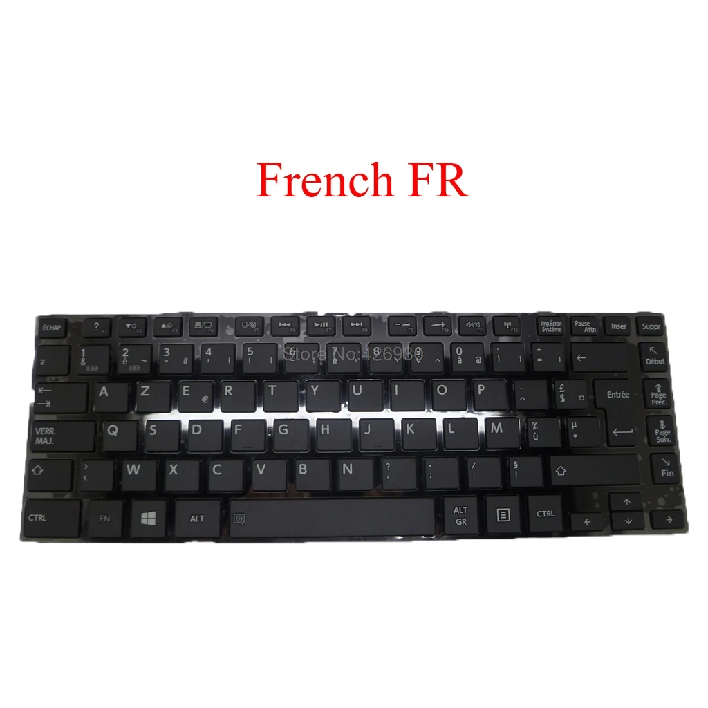 Ноутбук US UK TR FR CA KR JP клавиатура для Toshiba Satellite L800 Английский Великобритания Турция