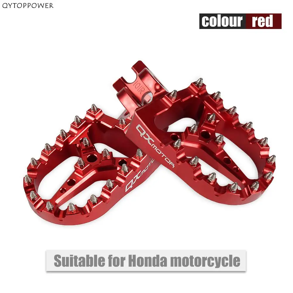 

Motorcycle FootRest Footpegs Pedals For HONDA CR125R 250R CRF150R 250R 250X 250RX 450R 450X 450RX 450L 1000L 250L 250M 2002-2021