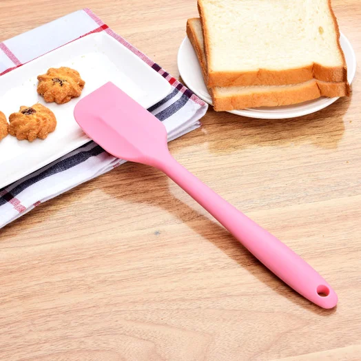 

Kitchen Cake Tools Silicone Cream Resistant Flexible Spatula Mixing Scraper Brush Butter Mixer Baking Eco-Friendly Kitchenware