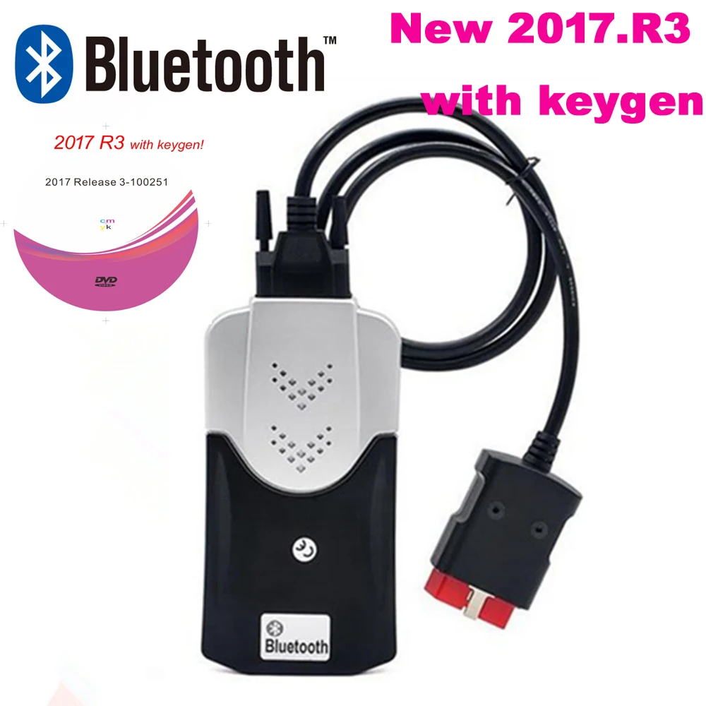 201703 новый vci для tcs pro plus белобочка включающим в себя гарнитуру блютус и
