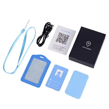 

1 Set GPS Tracker Worker Student ID Card GSM AGPS WIFI SOS Call Voice Recorder For Kids Adult