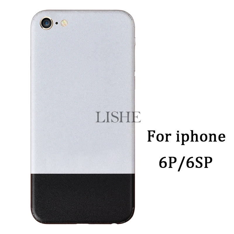 Классическое поколение 1St шаблон телефон наклейка для iPhone 6 6S 7 8 Skins для iPhone X Xs XR Xs Max 6 7 8 Plus полная задняя пленка наклейка - Цвет: For 6 Plus 6S Plus