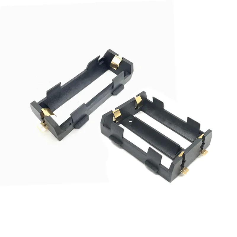 

15pcs/lot MasterFire 1x 2x 26650 Batteries Holder Storage Case Box With Bronze Pins Gold Plated 26650 SMT SMD Battery Box