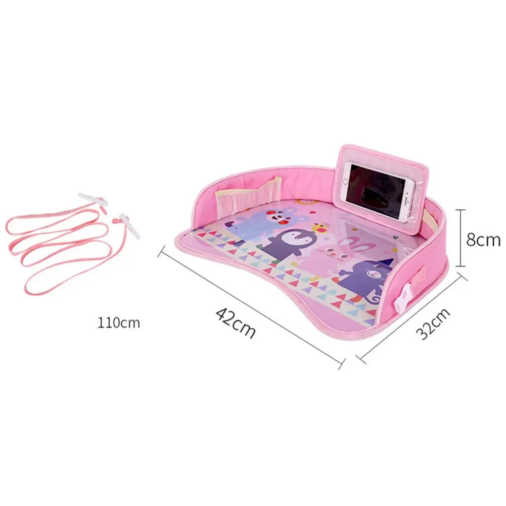 Kidlove детские многофункциональные портативные настольные Мультяшные настольные автомобильные безопасные сиденья Водонепроницаемый Пищевой стол для напитков автомобильное кресло держатель для коляски