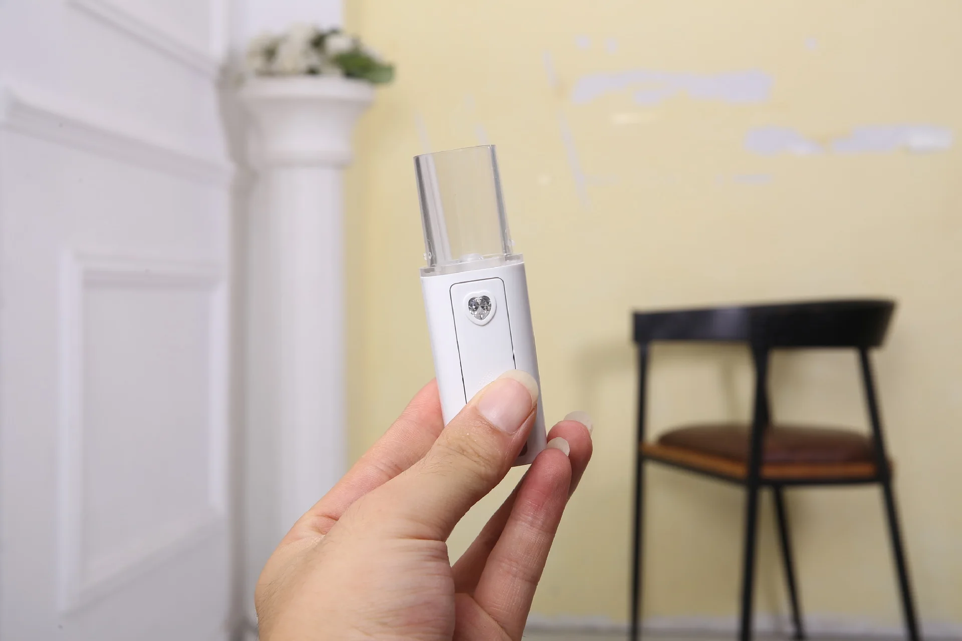 Портативный небольшой увлажнитель USB перезаряжаемый портативный счетчик воды для зарядки мини паровой увлажнитель лица с зеркалом