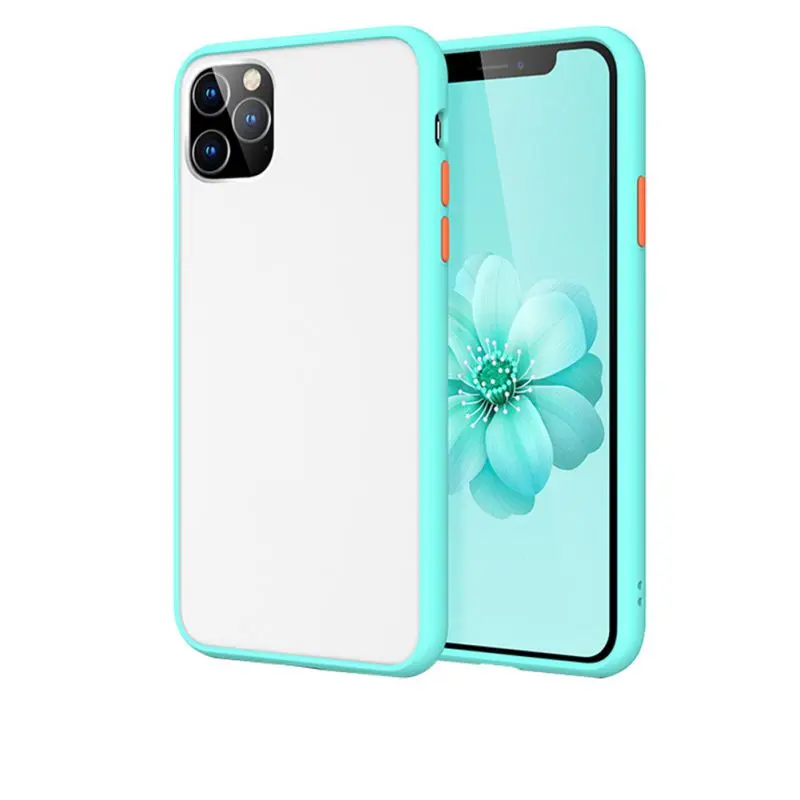 11Promax Green Новейший подходит для IPhone 11/11 Pro/11 Pro Max Мягкий ТПУ чехол матовый полупрозрачный чехол для задней крышки телефона - Цвет: 11Promax Green