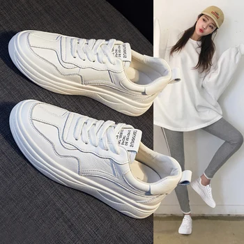 

2020 New Style Spring Small White Shoes Women's Shoes Joker Student Torre Sports Casual Shoes Ins Trendy Shoes Explosion Shoes