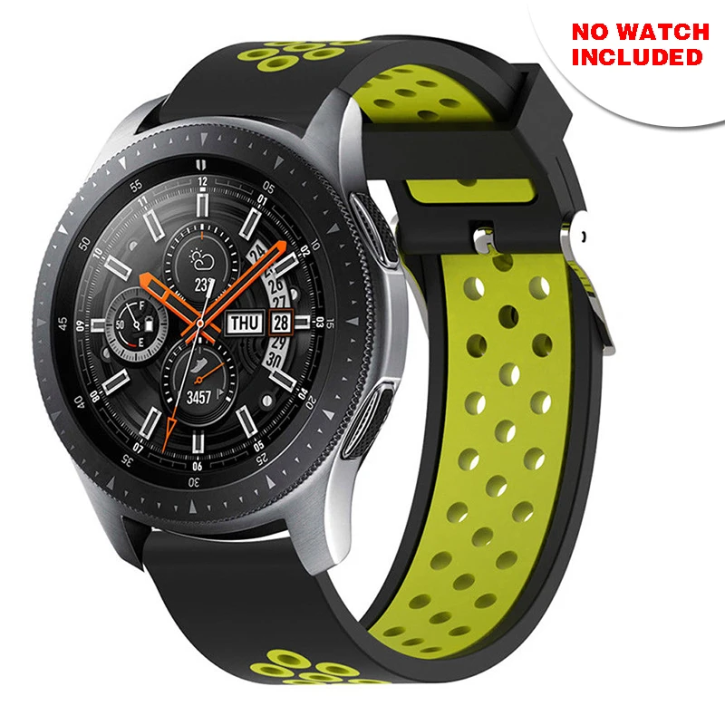 Mayitr Fashion Colorful Replacement Silicone Sport Wrist Band Strap for Samsung Galaxy Watch 42mm/46mm Bracelet Watchband Hot