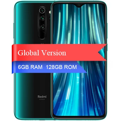 128G Global Green Xiaomi Redmi Note 8 Pro с глобальной версией, 6 ГБ, 64 ГБ, 128 ГБ, NFC, смартфон Helio G90T, игровой процессор, 64 мп, 4 камеры, аккумулятор 4500 мАч, телефон - Цвет: 128G Global Green