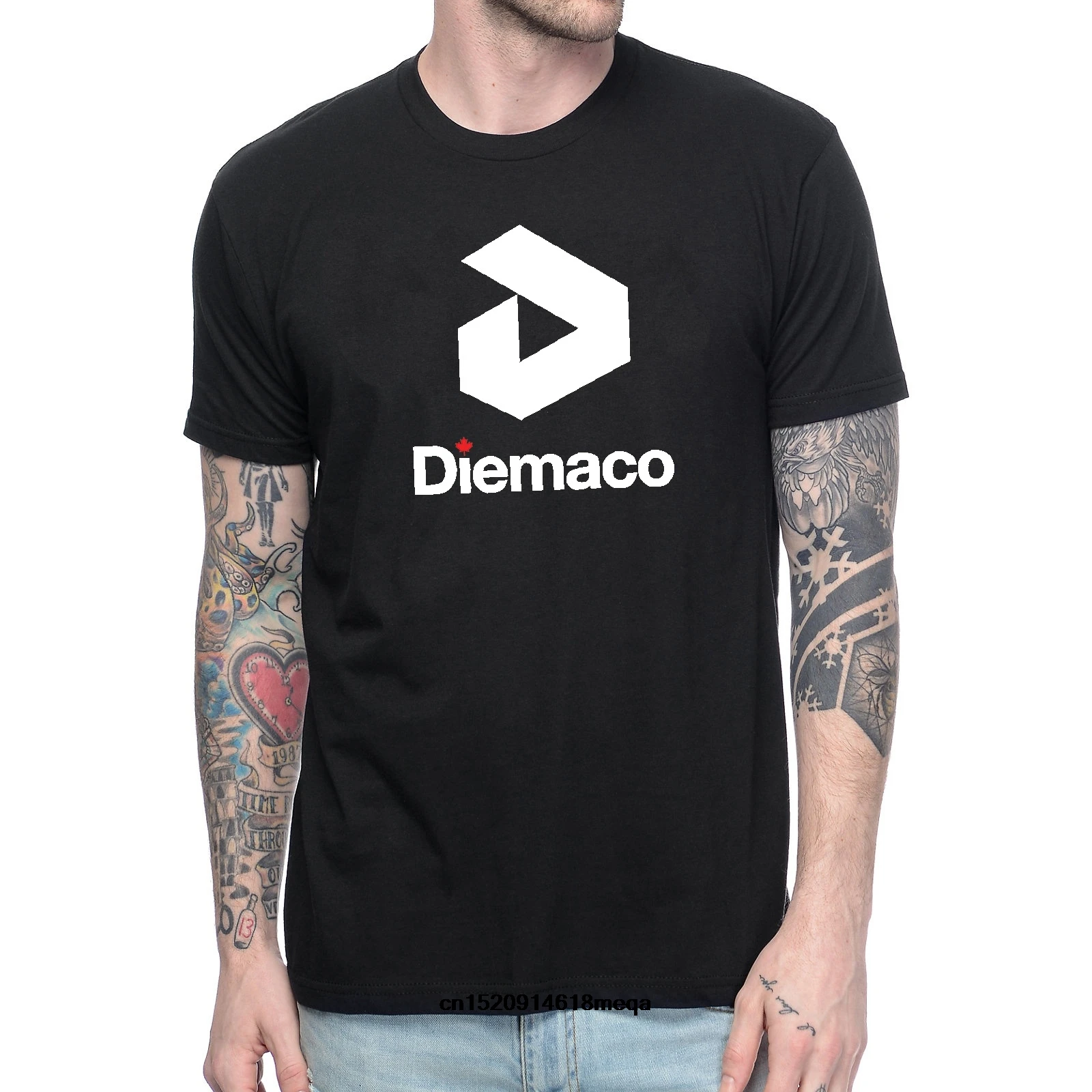 Футболка новая Канада Diemaco Guns черная футболка мужская модная оригинальная