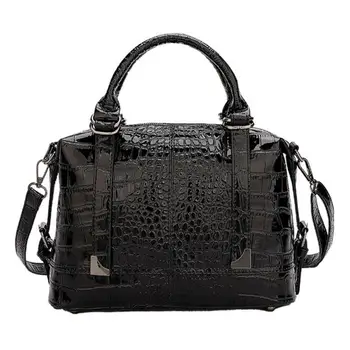 

Durable Outdoor Bags Wear-resistant Women Shoulder Bags Crocodile Leather Messenger Handbag Retro Shopping Satchel