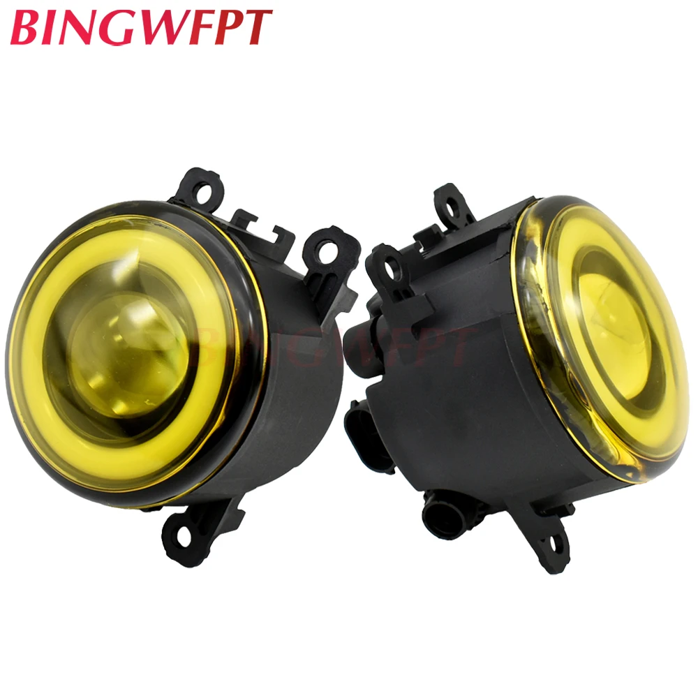 

2x Car Accessories LED Bulb Fog Light Angel Eye For FORD for TRANSIT TOURNEO TRANSIT CUSTOM FOCUS MK2/3 Platform Chassis FUSION