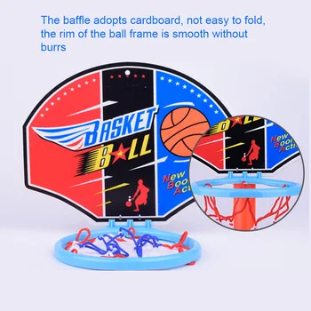 

Kids Sports Adjustable Height Training With Inflator Mini Toy Free Standing Cardboard Portable Outdoor Indoor Hoop Stand Set
