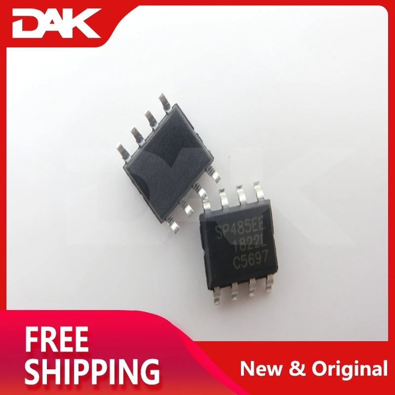 10 шт. SP485EEN-L/TR SOP8 Улучшенный низкомощный полудуплексный RS-485 трансиверов