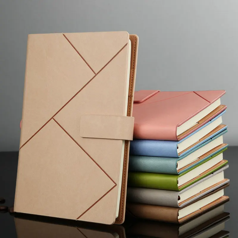 

Magnetic buckle imitation leather business office notebook thickened version of the notebook student stationery notes diary book