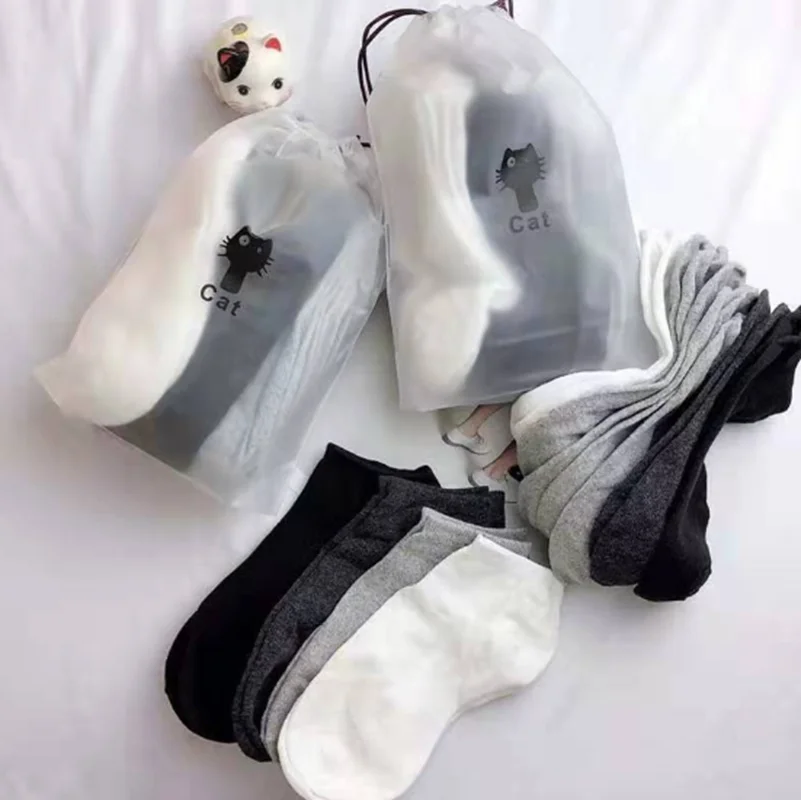 

10 Pairs New Men's Cotton Warm Thick Socks Black Classic Business Casual Breathable Winter Summer Male Quality Socks Hot Sale