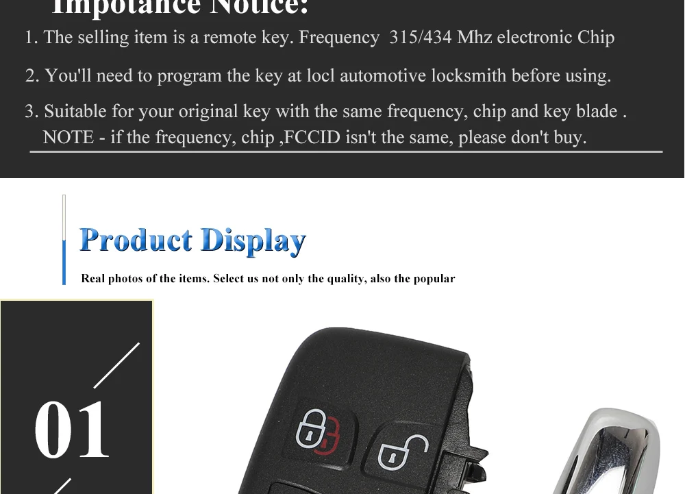 Chiave/Telecomando Per Range Rover Discovery 4 Sport Evoque Vogue 315mhz/434mhz Remote Car Keyless Smart Key Fob - Jingyuqin 30pcs Id Può Essere Cambiato Range - Ha1f93a1f239443049f9d6176627a0679X