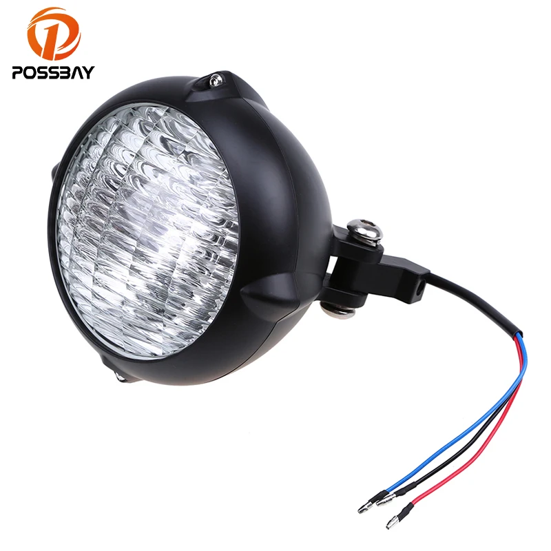 Универсальные мотоциклетные фары POSSBAY 7 дюймов дальнего и ближнего света